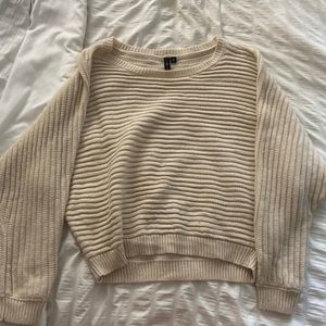 Brand- Moon & Madison Size- Medium Color- Tan/cream Type of clothing- Sweater